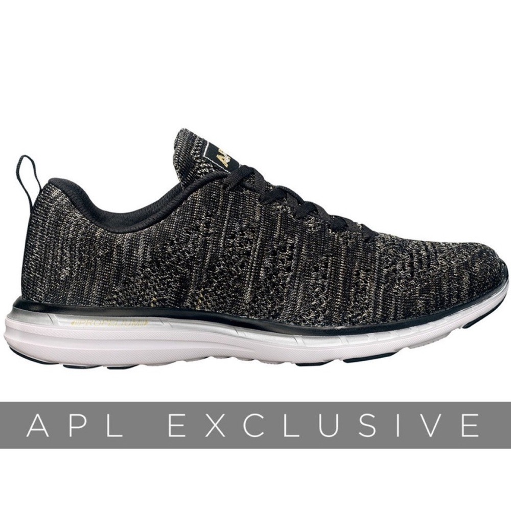 APL exclusive black and metallic gold/ silver 7